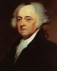 John Adams as the second President of the United States